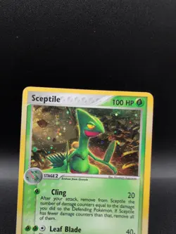 Sceptile - 4/17 - Pokemon Pop Series 1 Holo Card LP - Image 2