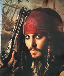 Disney Pirates of the Carribean Dead Man's Chest Jack Sparrow Poster 22.25 x 34 - Image 2