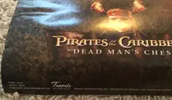 Disney Pirates of the Carribean Dead Man's Chest Jack Sparrow Poster 22.25 x 34 - Image 4