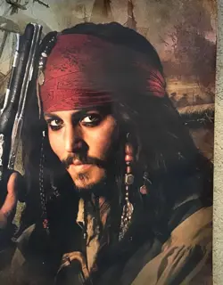 Disney Pirates of the Carribean Dead Man's Chest Jack Sparrow Poster 22.25 x 34 - Image 5
