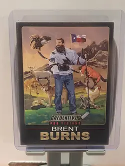 2019-20 UD Credentials Pro Visions Brent Burns San Jose Sharks #2 of 6 Chewbacca - Image 1