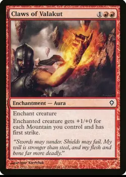 X 1 Claws of Valakut NM Worldwake 075 MTG Magic The Gathering - Image 1