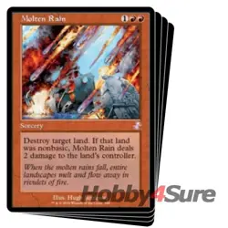 Molten Rain X4 M/NM Magic: The Gathering MTG Time Spiral Remastered - Image 1