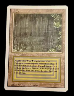 BAYOU REVISED MAGIC THE GATHERING NM CRISPY OLD SCHOOL VINTAGE LEGACY MTG - Image 1