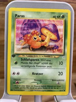 Pokemon Paras 1st Edition German Card Neo Revelation Series (47/64) - Image 1