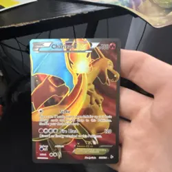 Pokemon Charizard EX Ultra Rare Full Art Holo Flashfire 180HP 100/106 - Image 1