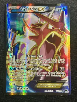 Pokemon Gyarados EX Full Art Ultra Rare Breakpoint 114/122 English FAST SHIP! - Image 1