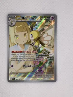 Lillie's Ribombee #164 Pokemon Journey Together TCG - Image 1