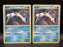 Pokemon TCG Lugia Holo Rare Duo Lot 15/95 2011 Call of Legends NM C002 LP - Image 1