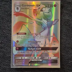Pokemon Gardevoir GX Rainbow Rare Full Art Holo SM-Burning Shadows 159/147 2017 - Image 1