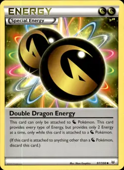 Double Dragon Energy 97/108 Uncommon - Pokemon XY - Roaring Skies LP - Image 1