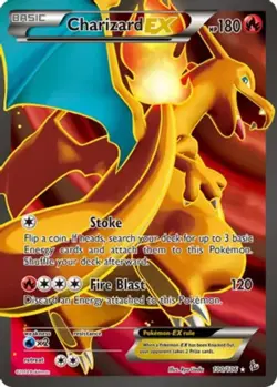 Charizard EX - 100/106 - Full Art Ultra Rare DMG, English Pokemon FlashFire - Image 1