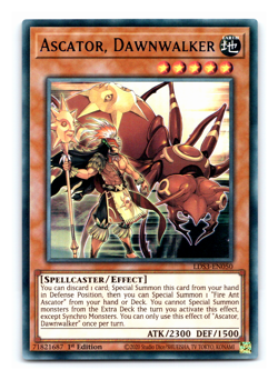 Ascator, Dawnwalker (BLUE) - LDS3-EN050 - Ultra Rare - 1st Edition Yugioh - Image 1