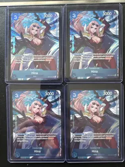 One Piece TCG Hina OP12-051 Premium Collection Alt Art Playset NM - Image 1