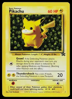 Pokemon Card - Ivy Pikachu Wizards Black Star Promos 1 Promo - Image 1
