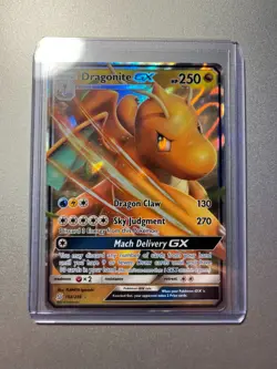 Dragonite GX 152/236 Unified Minds Holo Rare Pokemon Card NM Excellent Condition - Image 1