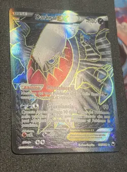 POKEMON CARD 2012 ITALIAN DARKRAI EX FULL ART 107/108 B&W DARK EXPLORERS - Image 3