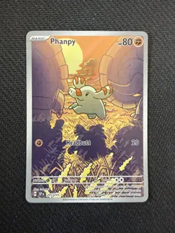 Phanpy 205/191 IR Illustration rare Pokemon Card Surging Sparks SV8 NM - Image 1