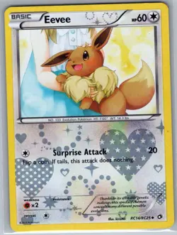 Eevee RC14/RC25 Holo Legendary Treasures: Radiant Collection - Pokemon Card - LP - Image 1