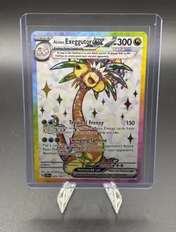 Pokemon Cards Alolan Exeggutor ex 225/191 Secret Rare Surging Sparks Pokemon TCG - Image 1