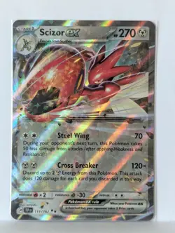 NM/M - Scizor ex 111/162 - Holo - Temporal Forces - Pokemon Card TCG - Image 1