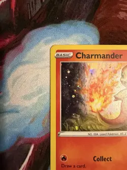 Charmander SWSH092 SWSH: Sword & Shield Promo Card Holo SWIRL LP - Image 2