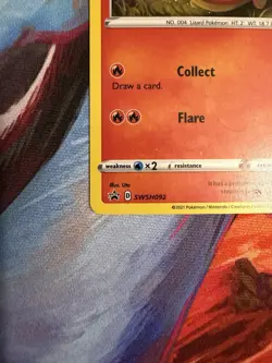 Charmander SWSH092 SWSH: Sword & Shield Promo Card Holo SWIRL LP - Image 5