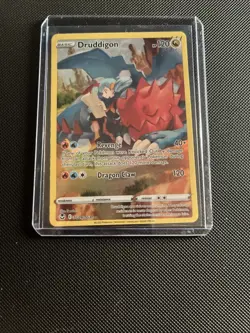 Druddigon TG09/TG30 SWSH12 Silver Tempest Trainer Gallery Holo Card NM Condition - Image 1