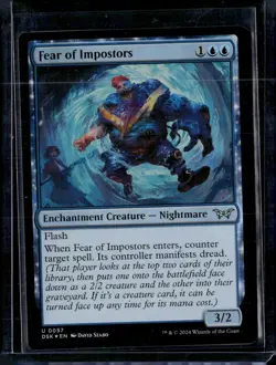 Fear of Impostors - 57 - Foil - DSK - NM - MTG Magic the Gathering - Image 1