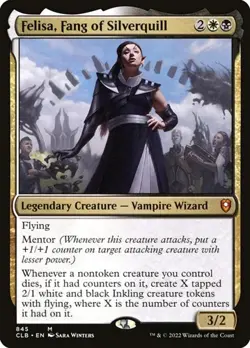 Felisa, Fang of Silverquill CLB LP MTG - Image 1