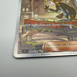 Clemonts Quick Wit 243/191 Pokemon TCG Surging Sparks SIR NM - Image 3