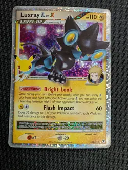 Luxray GL LV.X 109/111 Celebrations: Classic Collection Pokemon NM - Image 1