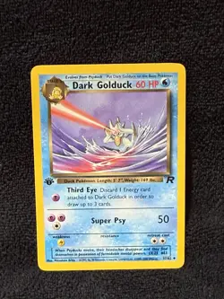 Pokemon Dark Golduck 1st Edition 37/82 Team Rocket - Image 1
