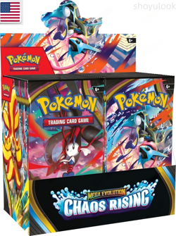 Pokemon Chaos Rising Booster Box New Sealed ### - Image 1