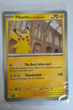 POKEMON - PIKACHU AT THE MUSEUM Oversize Promo - Image 1