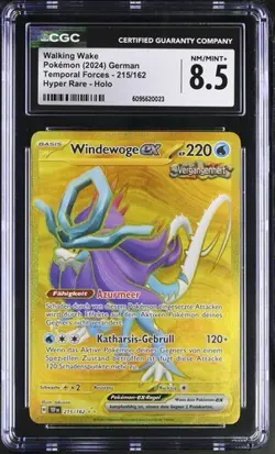 Windewoge Walking Wake 215/162 EX TEF Deutsch Pokemon No PSA CGC 8.5 - Image 1