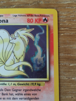Vulnona Pokemon Karte Basis Set Base Holo 12/102 Deutsch 1999 - Image 4