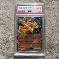 Charizard ex PSA 10 2023 SV2a Japanese 006/165 Pokemon 151 - Image 1