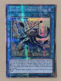 Radiant Typhoon Vision RA05-EN075 Starlight Rare 1st Ed - Image 1