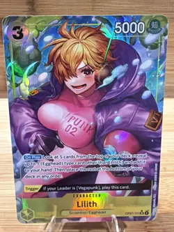 LILITH SUPER RARE ALT ART OP07-111 One Piece TCG English Parallel Foil Card - Image 1