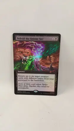 MTG Spider-man Behold The Sinister Six Magic Promo Card Foil Pax West 2025 - Image 1