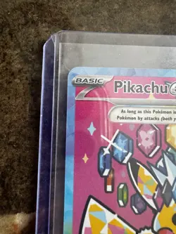 Pikachu Ex 277/217 Secret Illustration Rare Pokemon TCG Near Mint Condition - Image 2