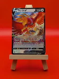 Pokemon TCG Ho-Oh v Silver Tempest Card 140/195 - Image 1