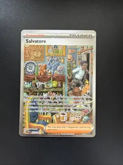 Pokemon TCG Salvatore 212/162 Temporal Forces Special Illustration Rare Card - Image 1