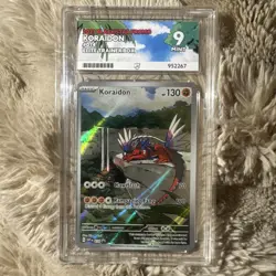 Koraidon 014 black star Promo Holo Ace 9 Graded Card Pokemon TCG - Image 1