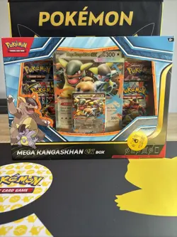 Pokemon Mega Kangaskhan EX Box Sealed TCG Collection Jumbo Promo & Packs - Image 1