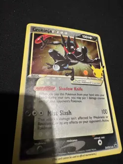 Pokemon TCG Greninja Gold Star SWSH144 25th Celebrations Promo Card - Image 1