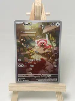 Stufful 154/132 Mega Evolutions Full Art Illustration Rare Pokemon TCG Card - Image 1