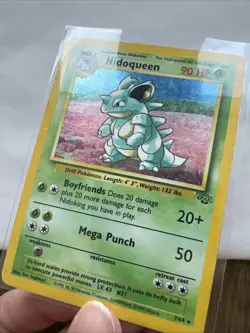 Pokemon TCG Jungle Nidoqueen Holo Rare Card MP 7/64 - Image 3