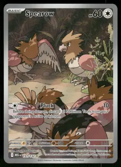 Pokemon Cards Spearow 151/132 Mega Evolution Illustration Rare NM - Image 1
